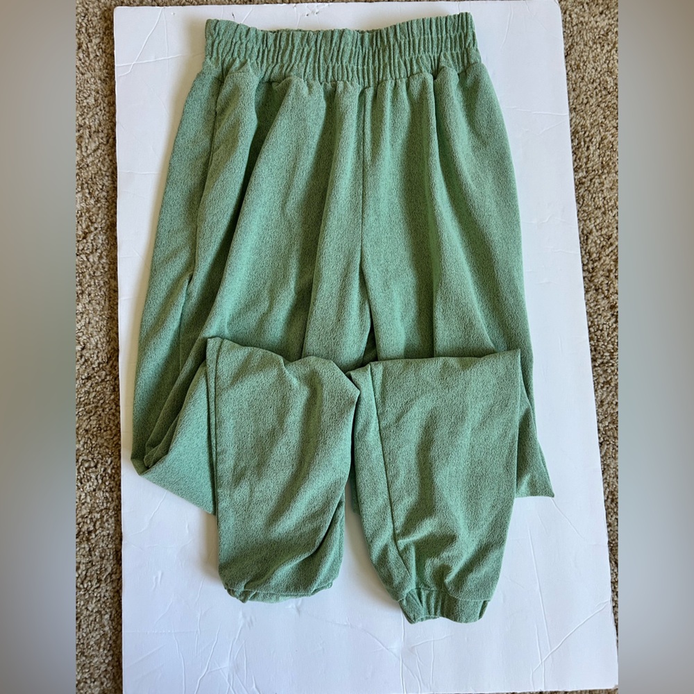 Mint Green Airbrush Five Dancewear Pants